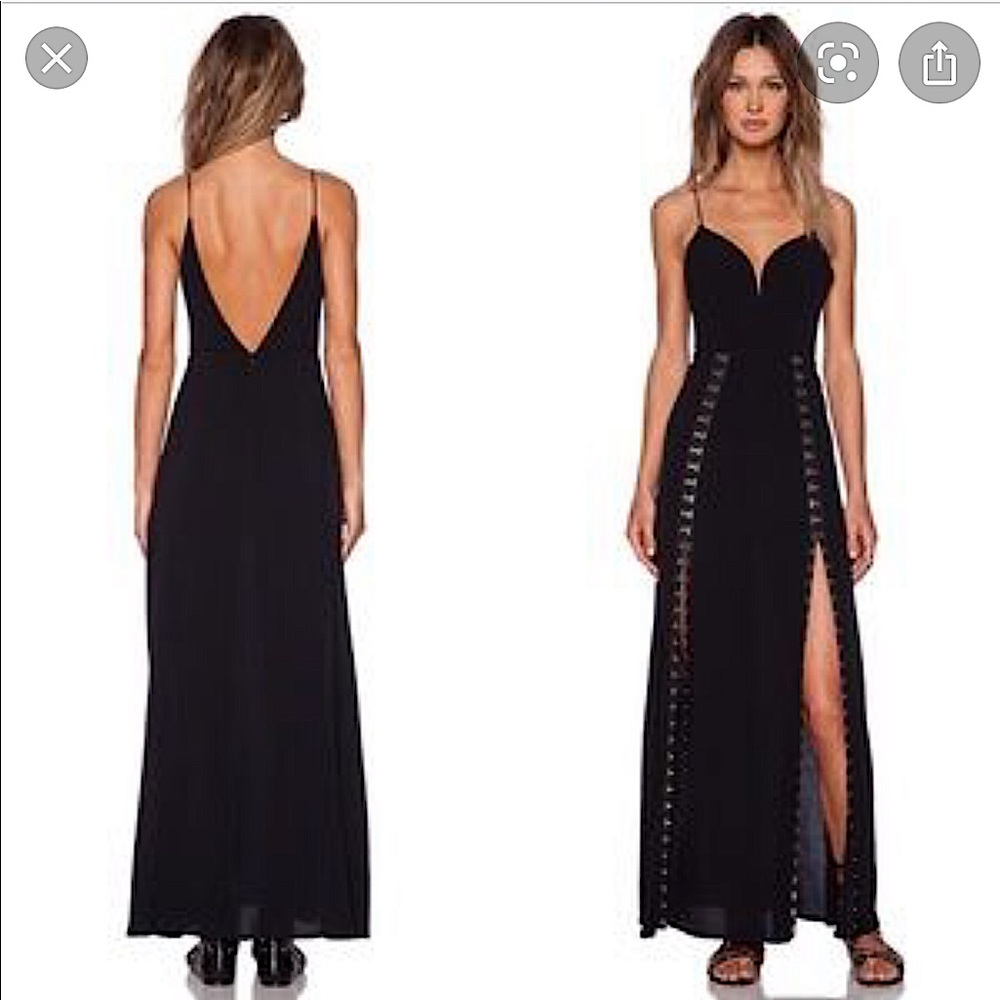 NBD Hook and Eye Maxi dress